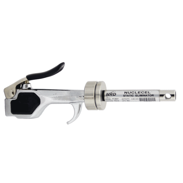 NUCLECEL® Cleanroom Ionizing Air Blow Gun Thumb Lever – Model P-2021-1112